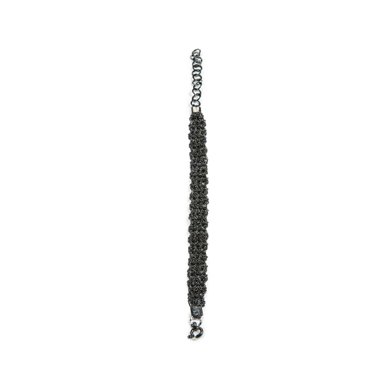 bracciale in argento nero 925