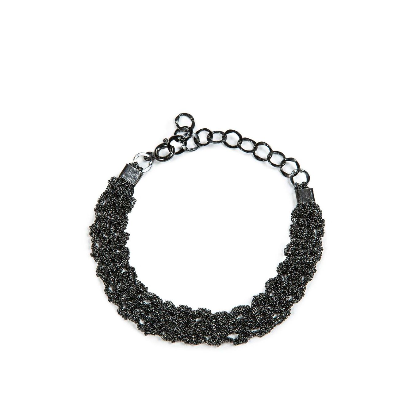 bracciale in argento nero 925