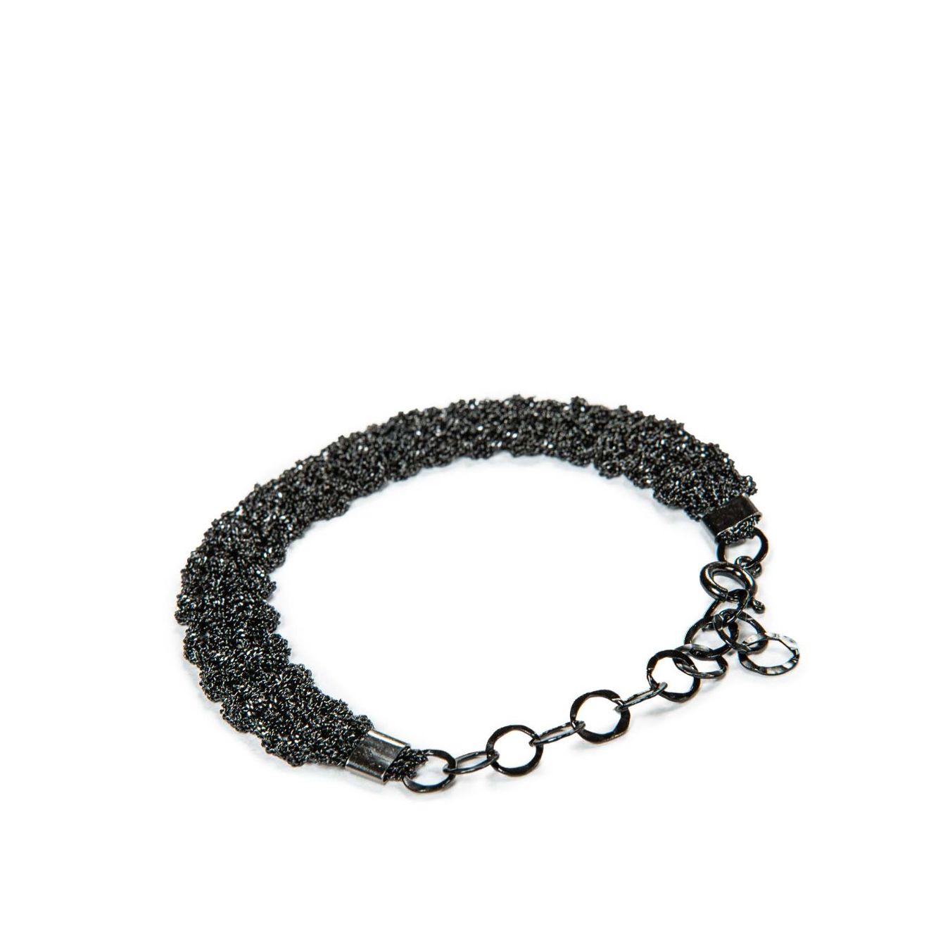 bracciale in argento nero 925