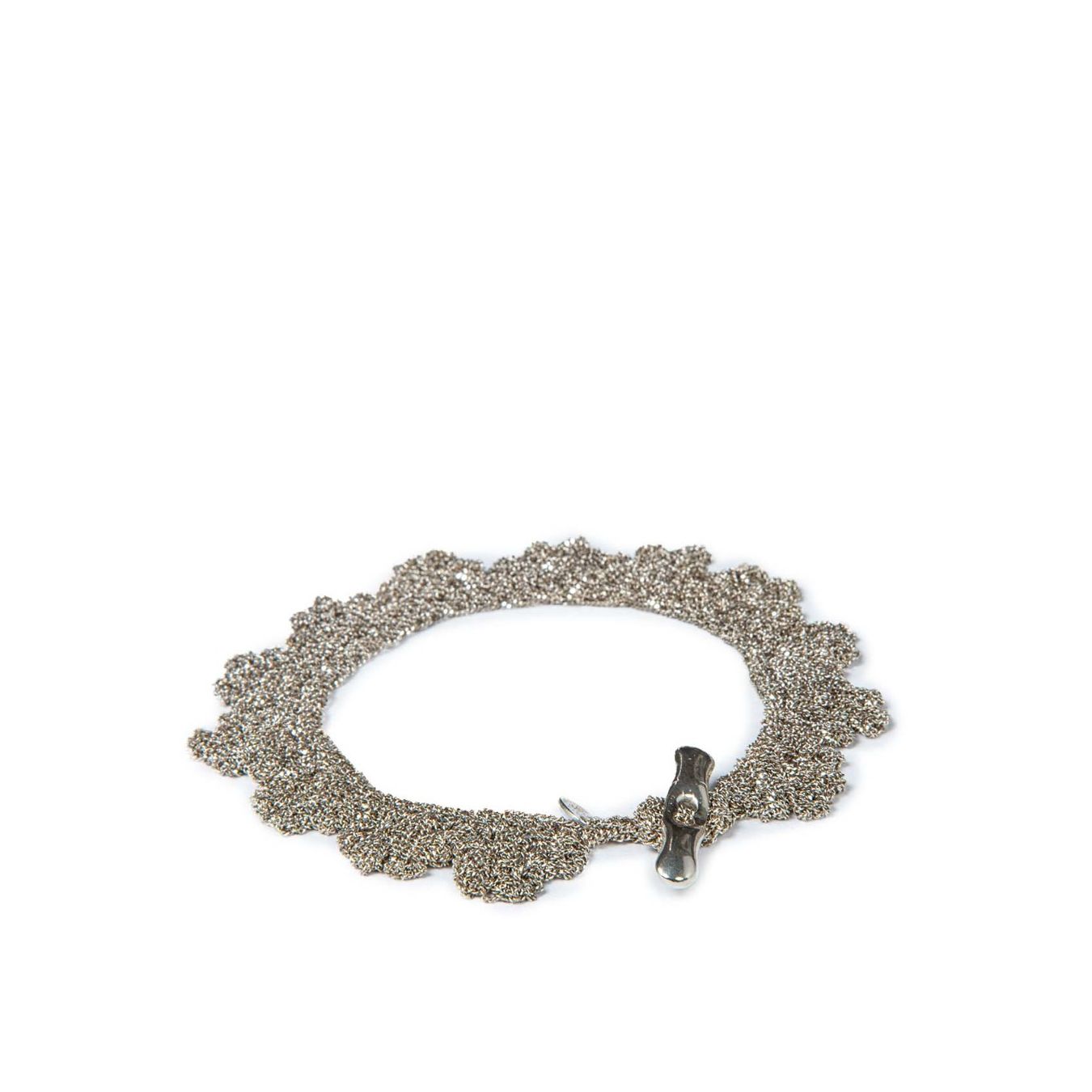 bracciale VIOLA in argento 925 marcela salvador chiusura gancetto metallo
