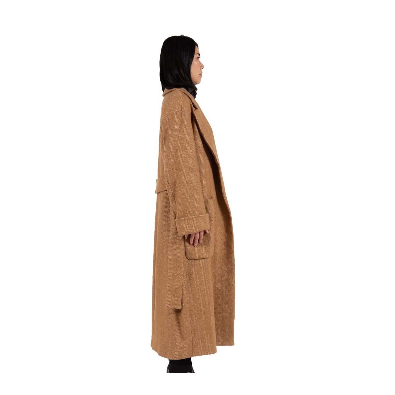 cappotto vestaglia cammello balia