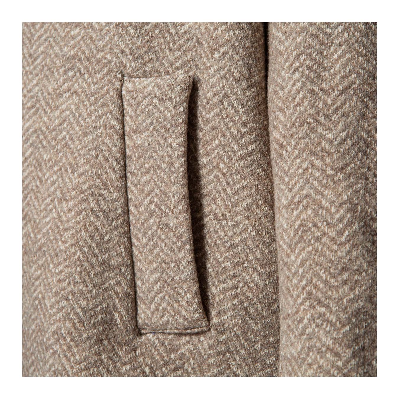 cappotto corto nora spinato colore beige