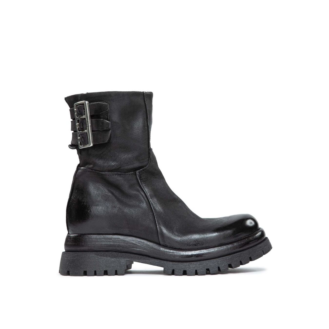 stivaletto carrarmato nero