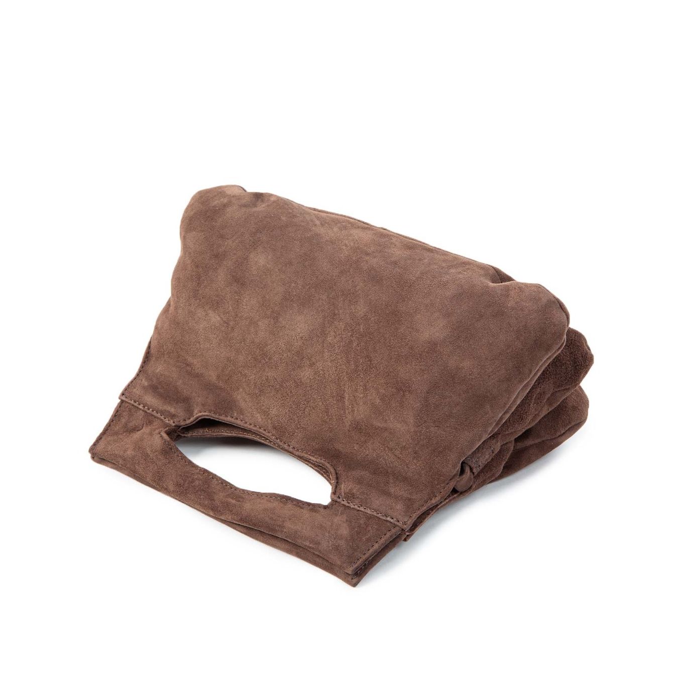 cartella calamita in camoscio ebano sopra