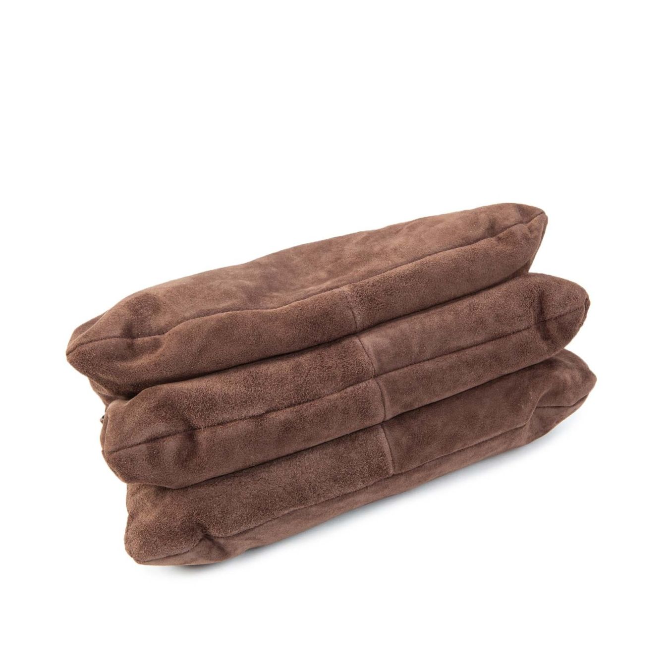 cartella calamita in camoscio ebano sotto