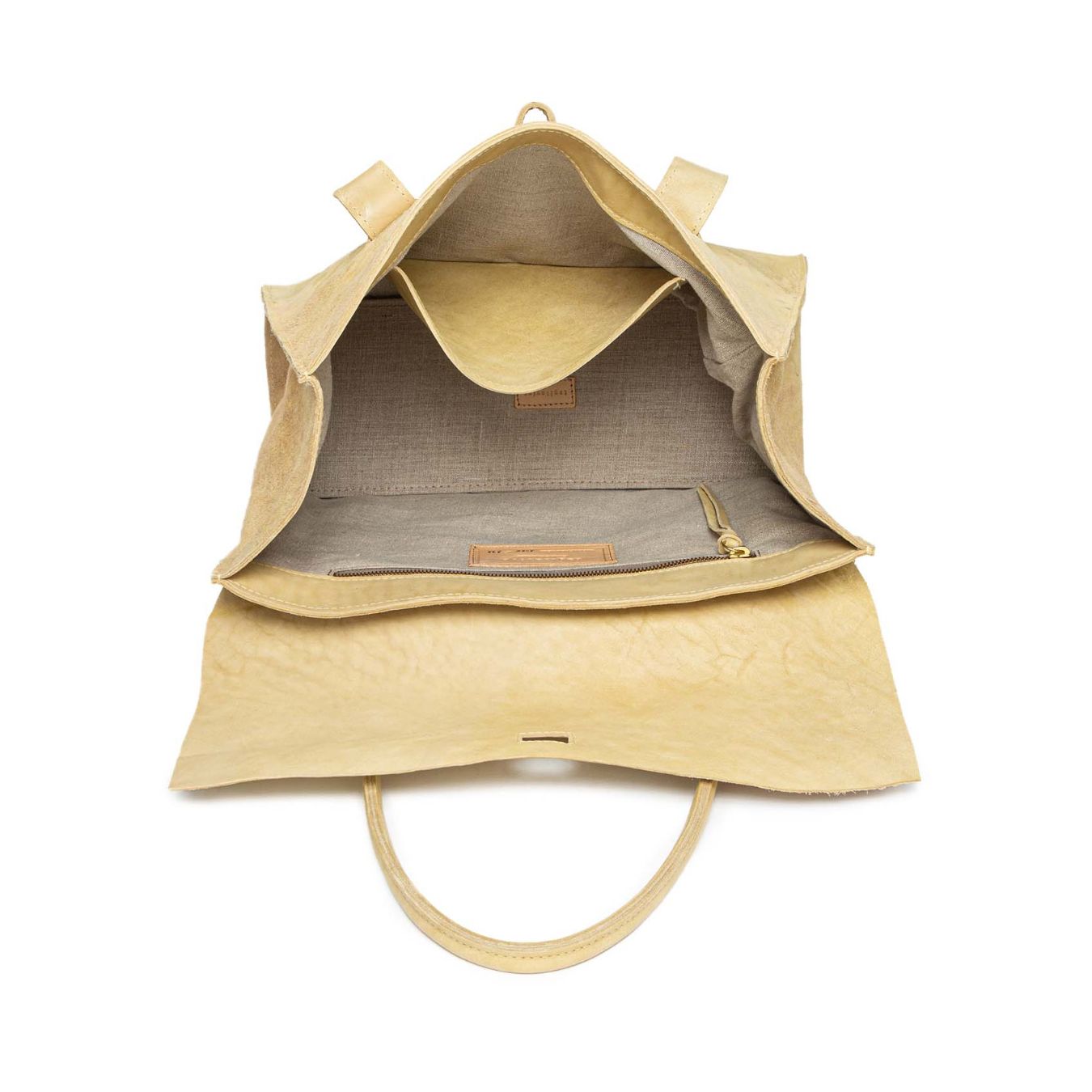cartella DOCTOR L in pelle beige 