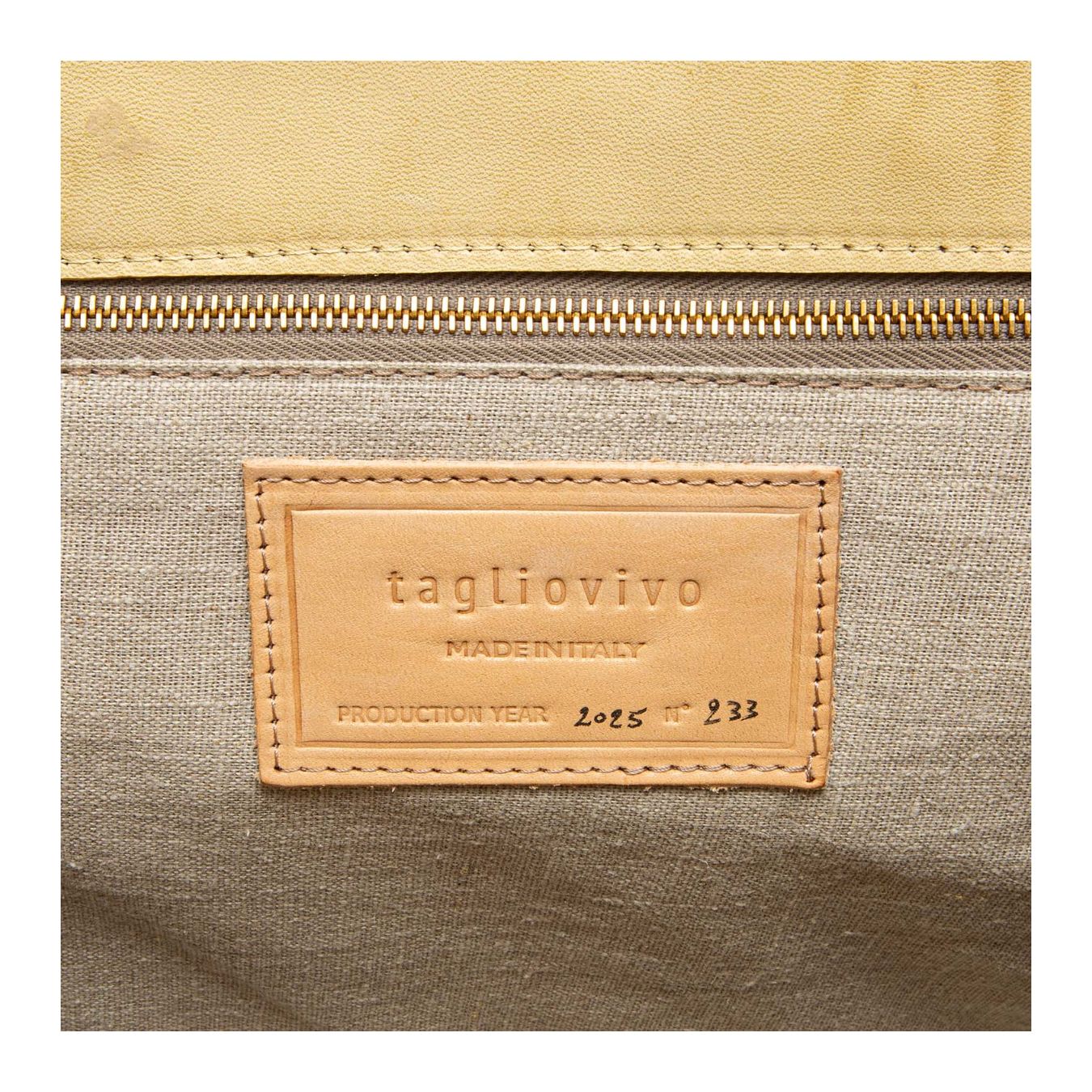 cartella DOCTOR L in pelle beige 