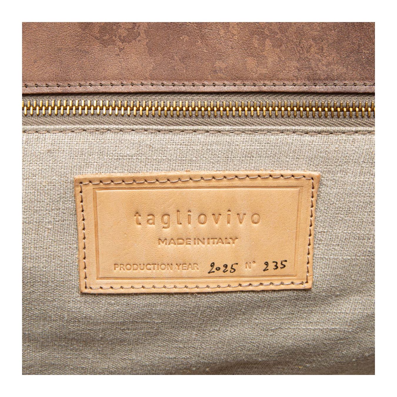 cartella DOCTOR in pelle light brown 