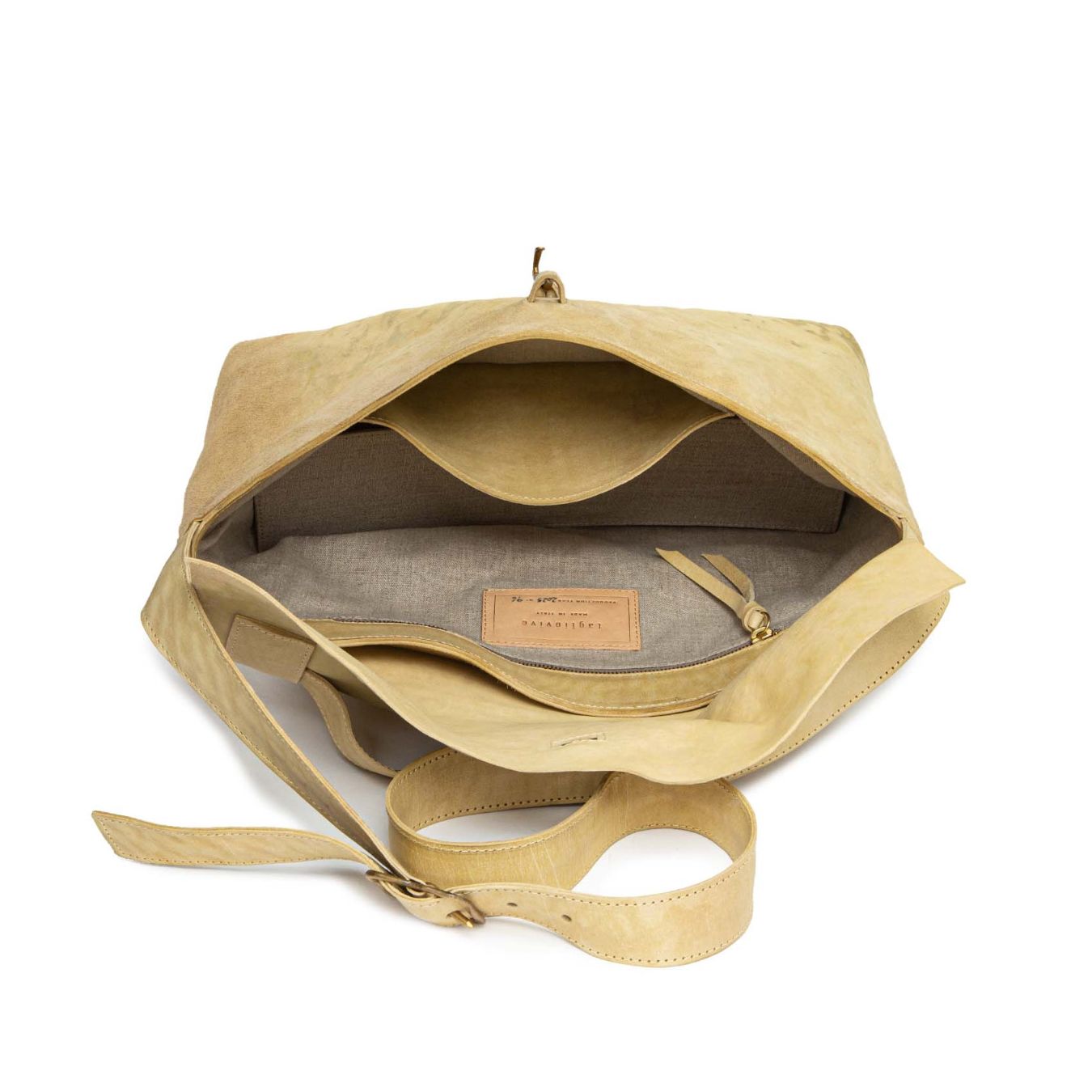 cartella DOCTOR HANDBAG in pelle beige