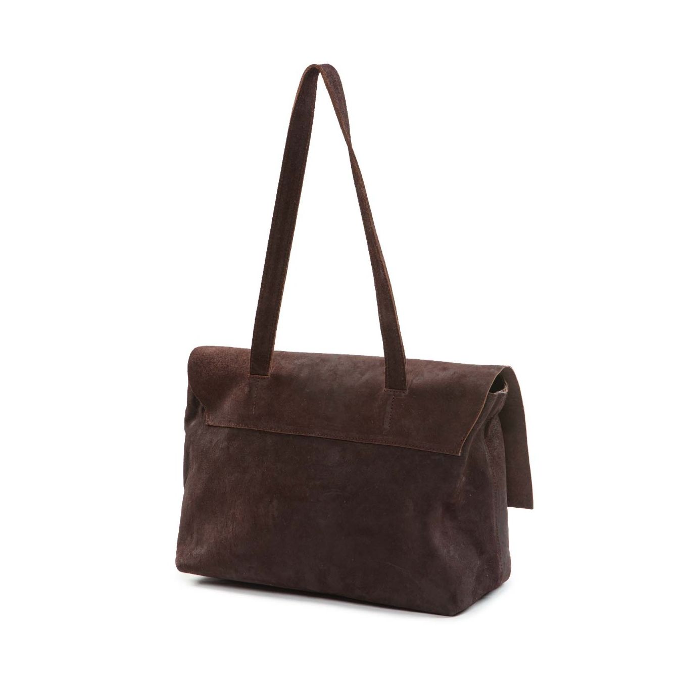shopper LUNA SOFT marrone dietro