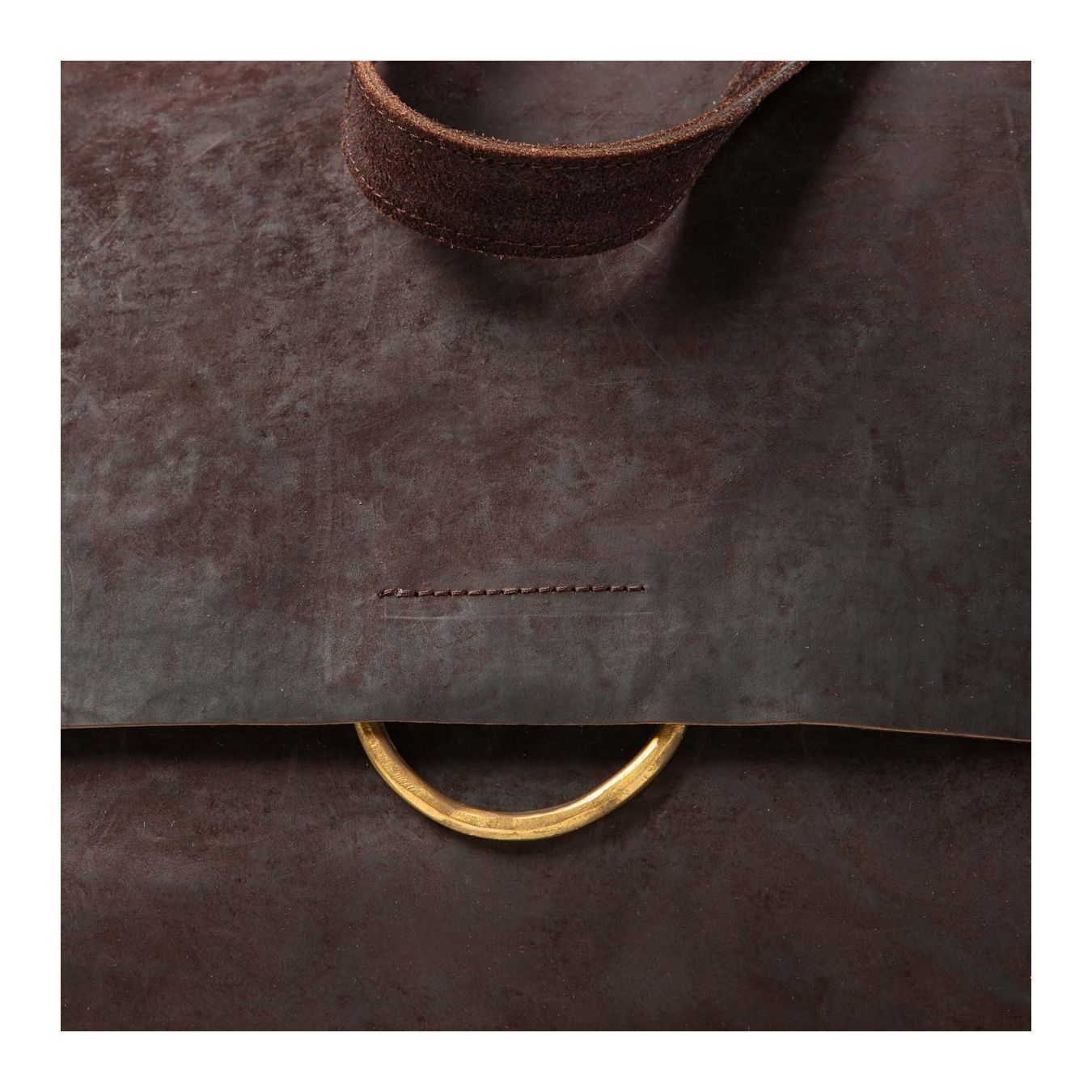 shopper LUNA SOFT marrone chiusa
