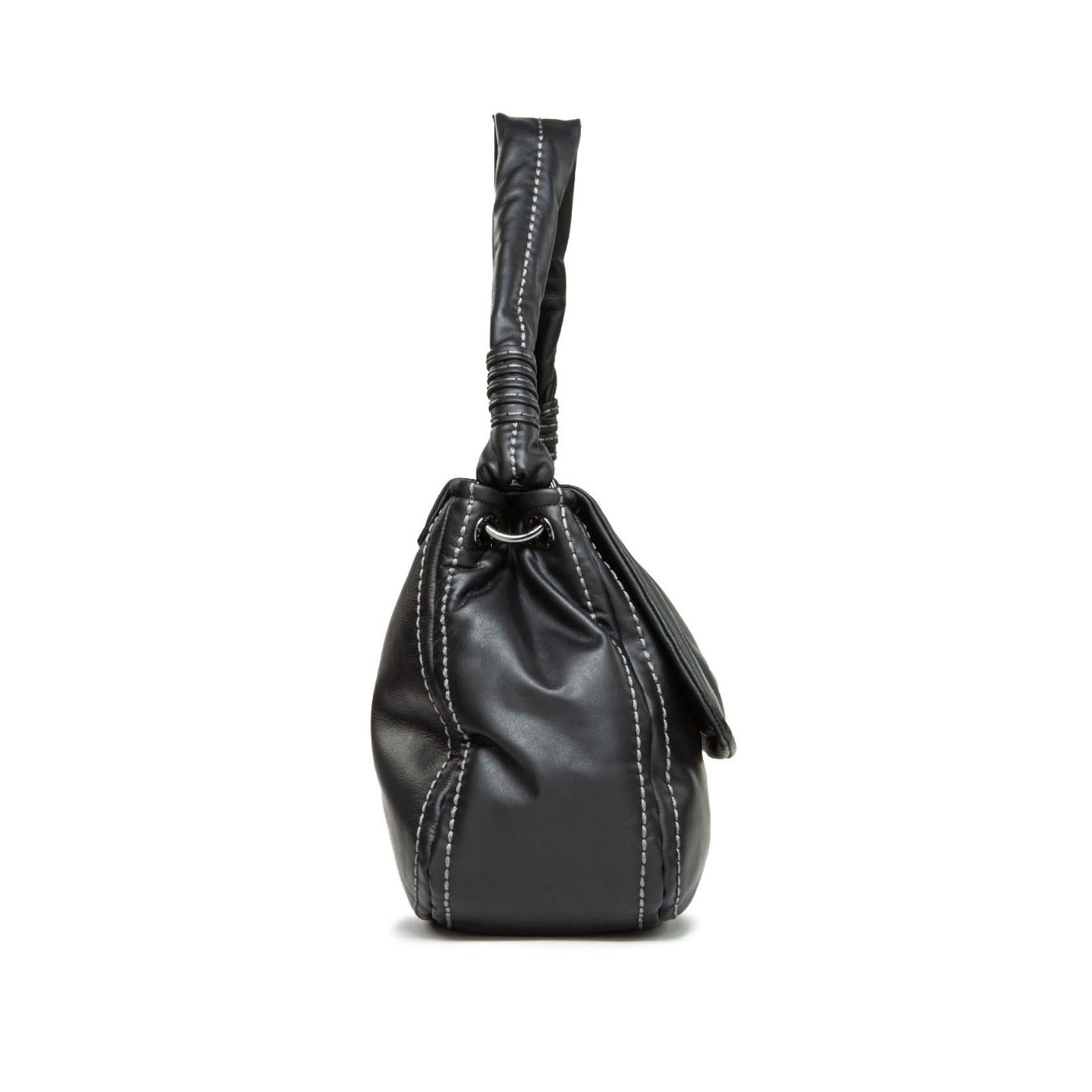 cartella puma in pelle nera