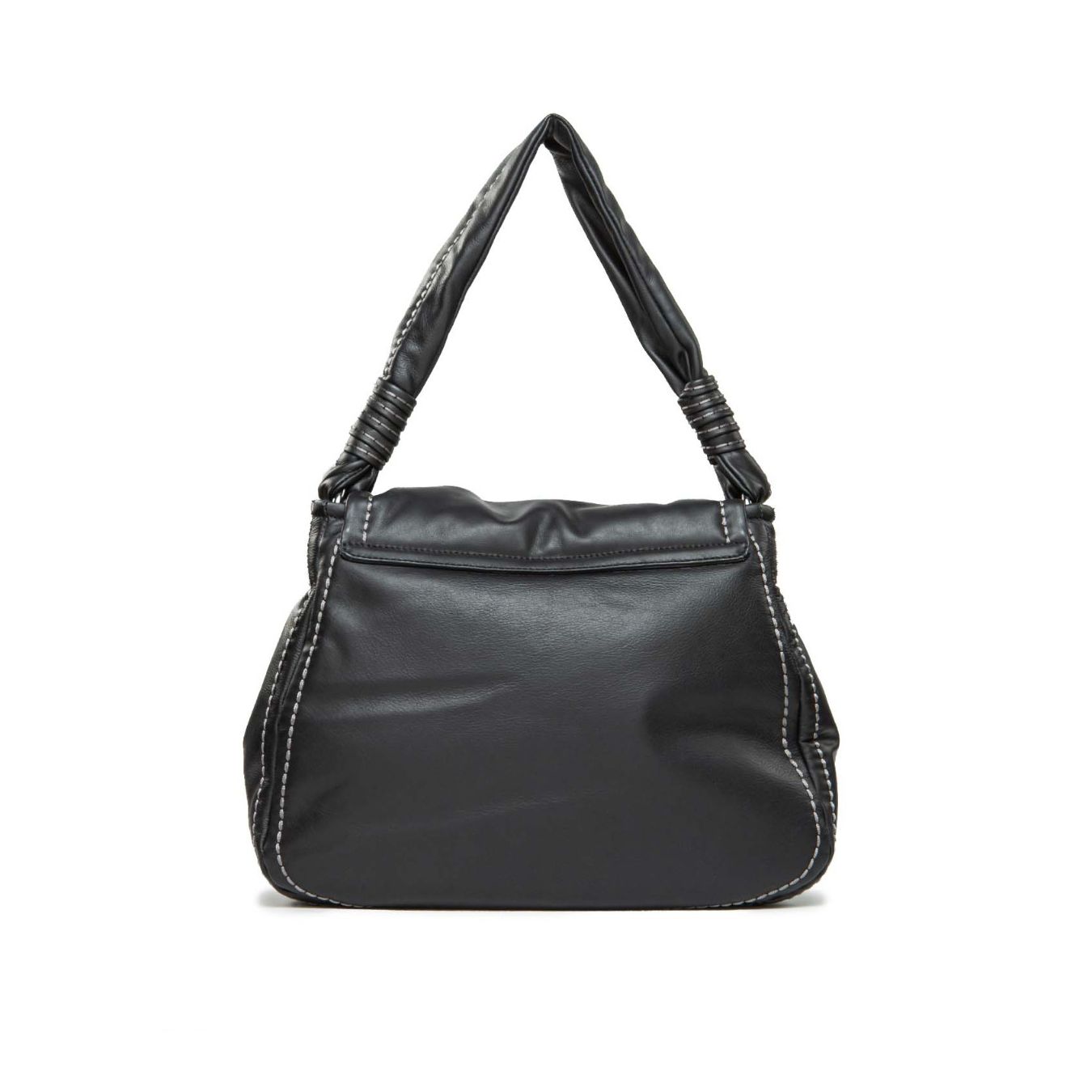 cartella puma in pelle nera