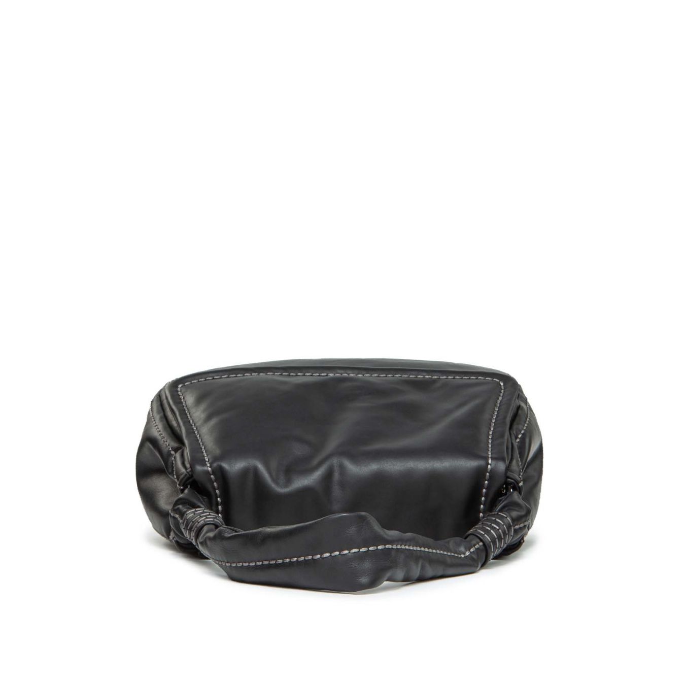 cartella puma in pelle nera