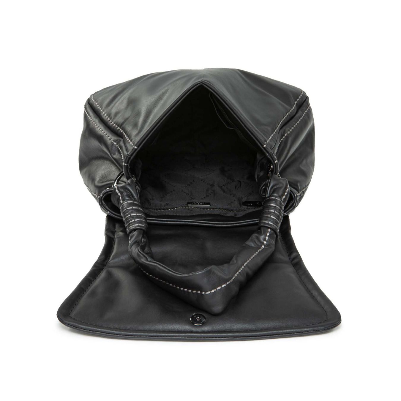 cartella puma in pelle nera