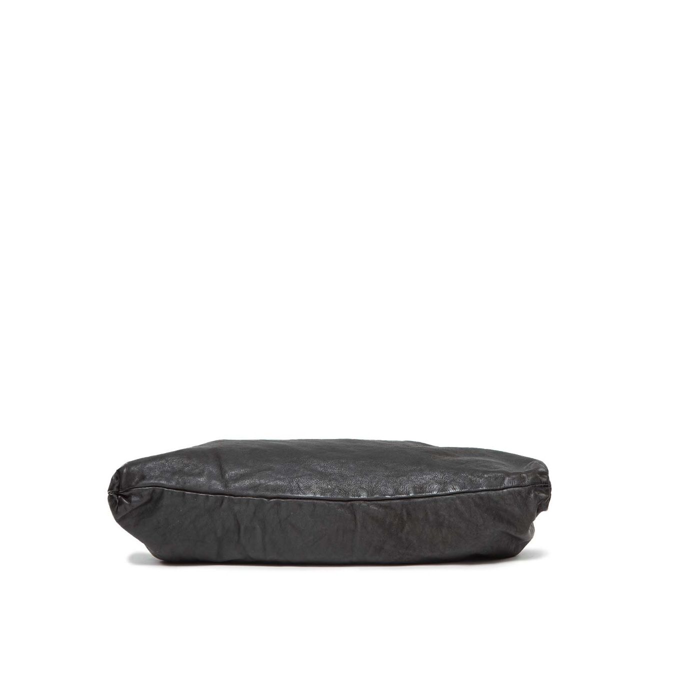 cartella TINA in pelle nera  sotto
