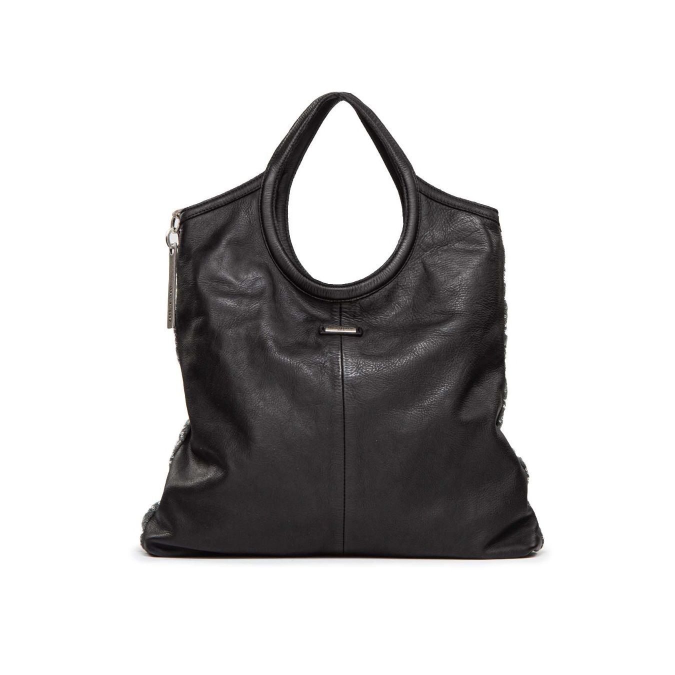 CATERINA LUCCHI shopper ALICE con paillettes nera dietro
