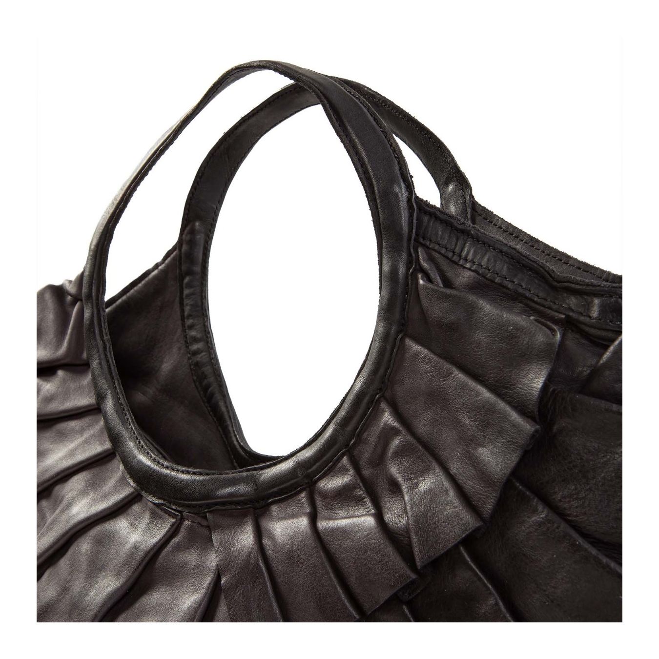shopper ALICE con rouches  manici