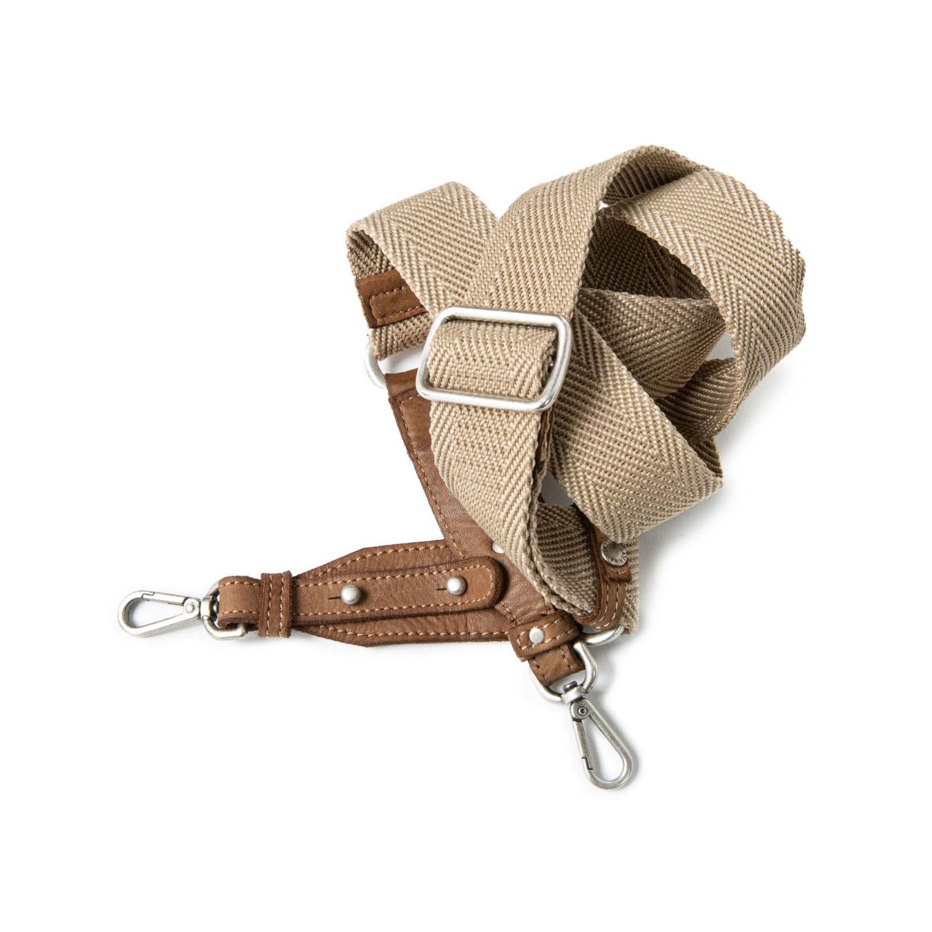 caterina lucchi borsa CLOTILDE con paillettes in pelle cognac tracolla removibile