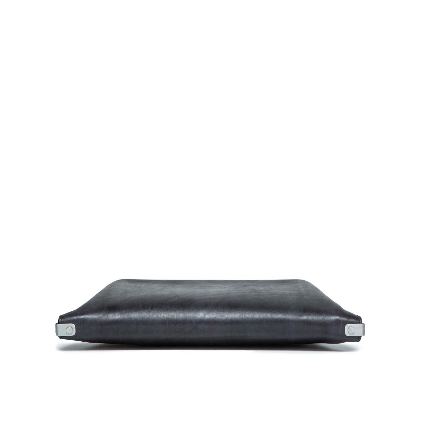 cecchi de rossi clutch BICORNE in pelle nera sotto