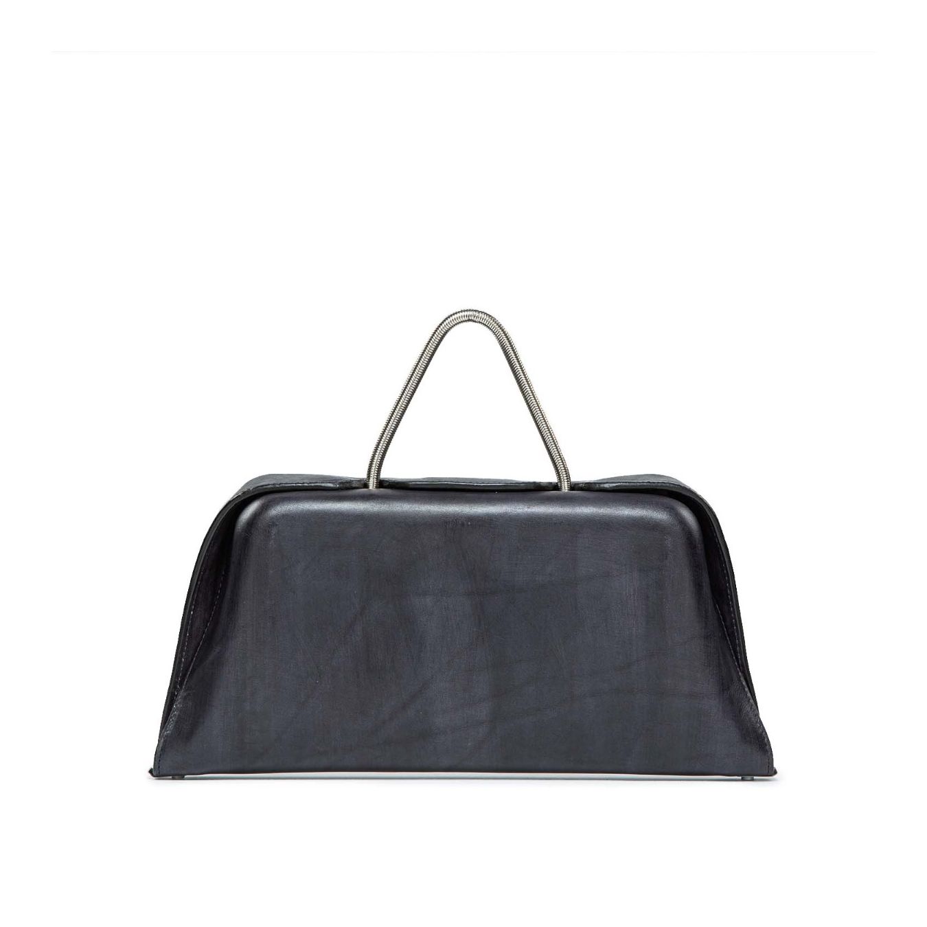 cecchi de rossi clutch BICORNE in pelle nera 