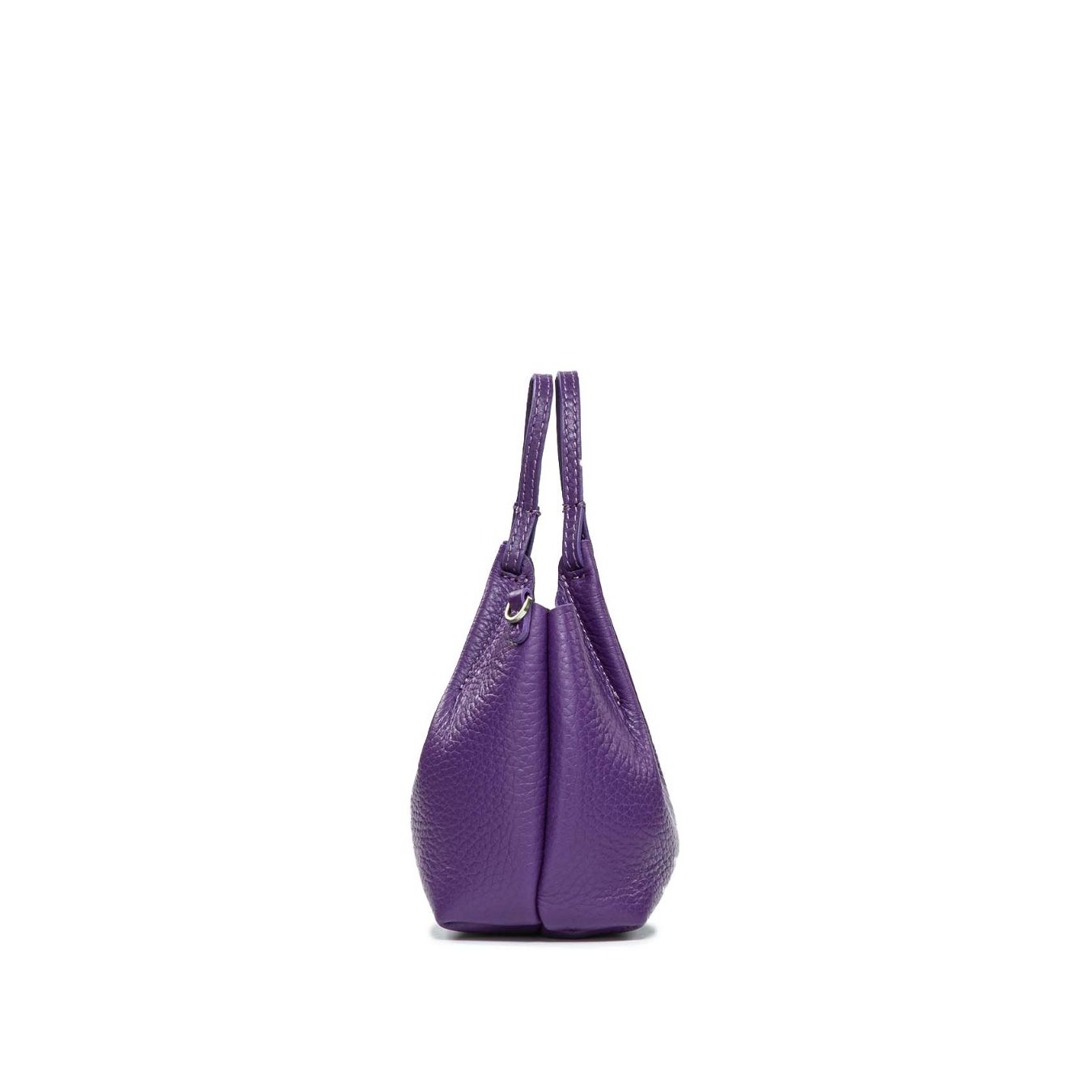 gianni chiarini pochette dua in pelle viola