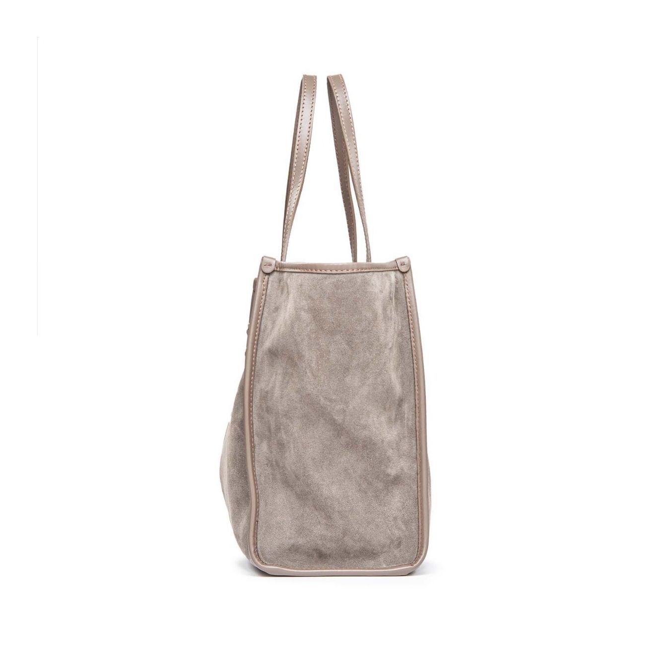 chiarini borsa a spalla camoscio grigio