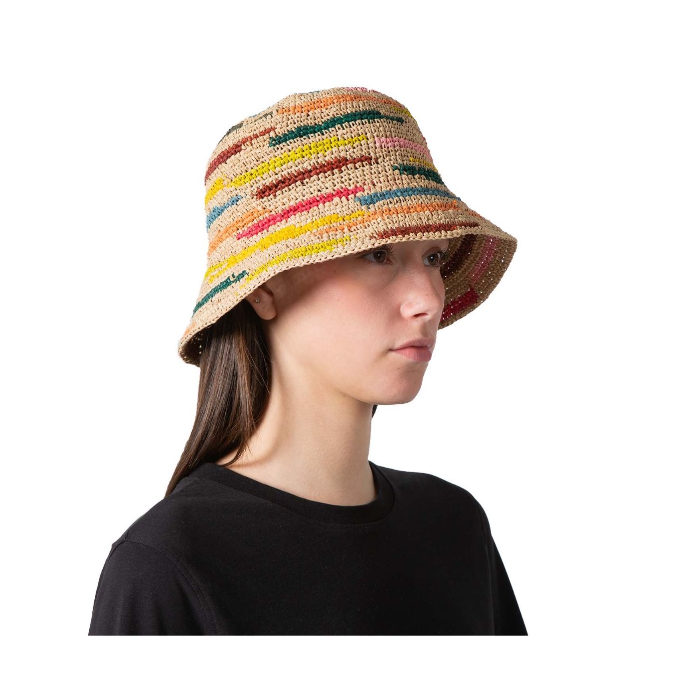 ibeliv cappello ANDAO multicolor lato