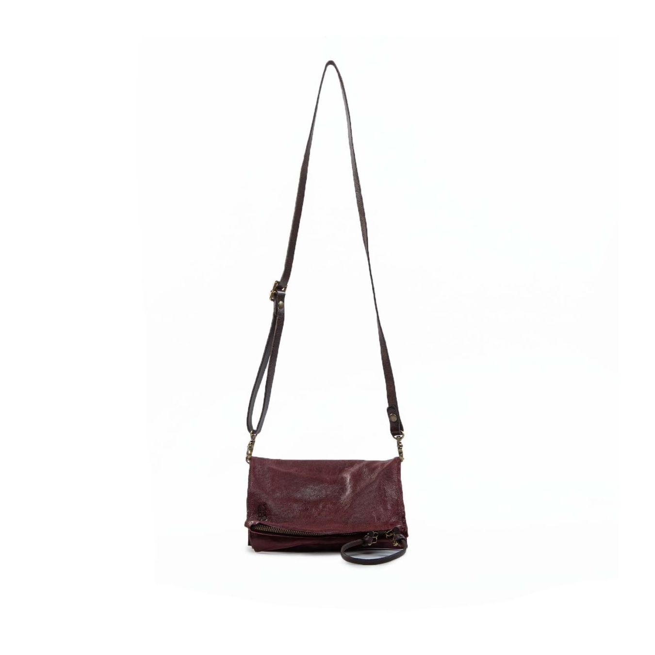 clucth soffietto in pelle madera