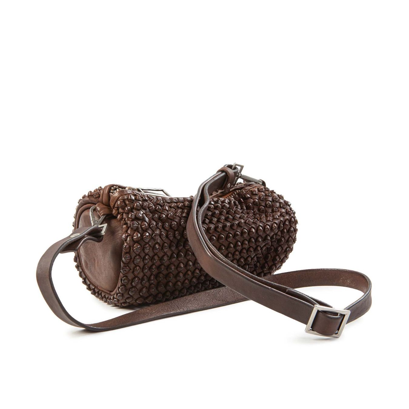 clutch CANDY nodi castagna tracolla