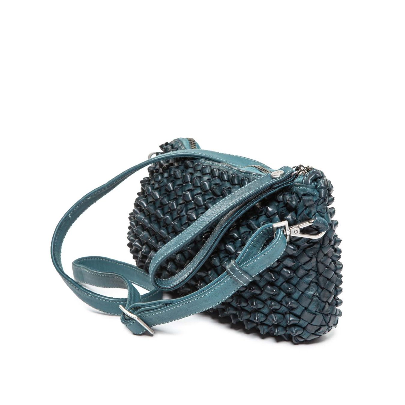 clutch DILETTA NODI in pelle pavone  101 meme