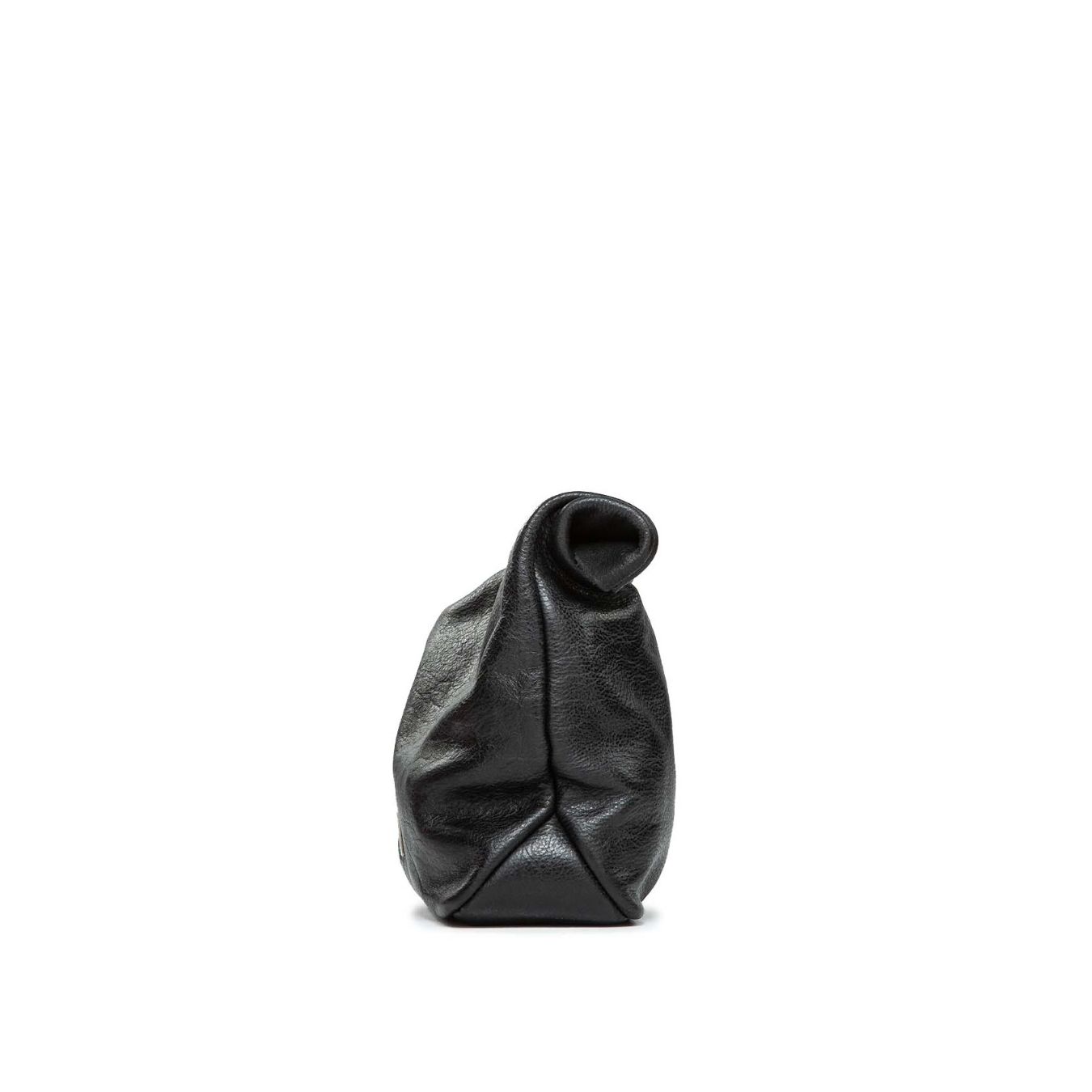 clutch in pelle nera 