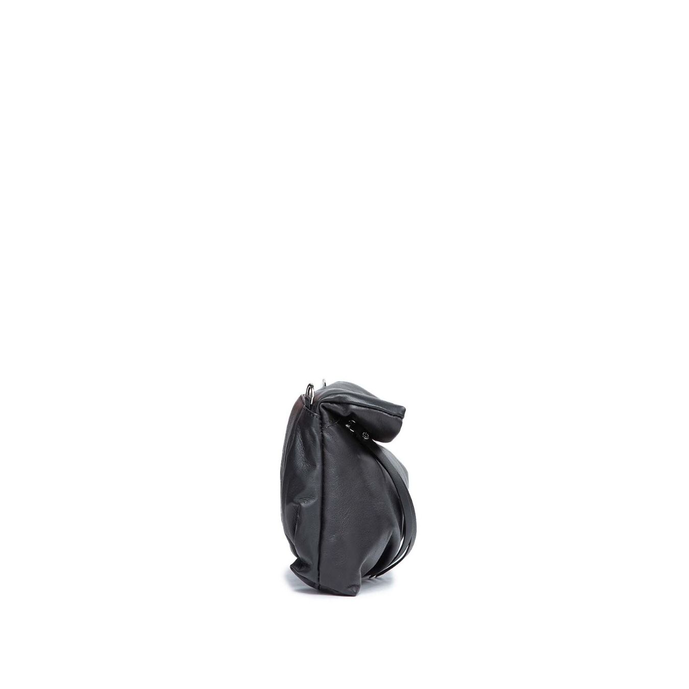 borsa in pelle nera cherry