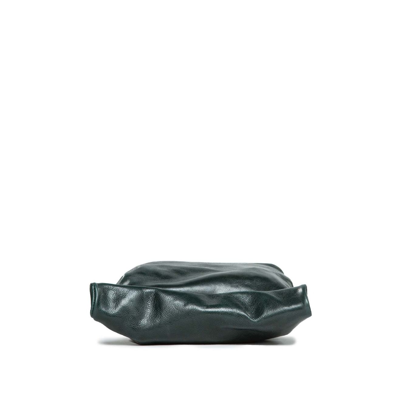 clutch in pelle verde 
