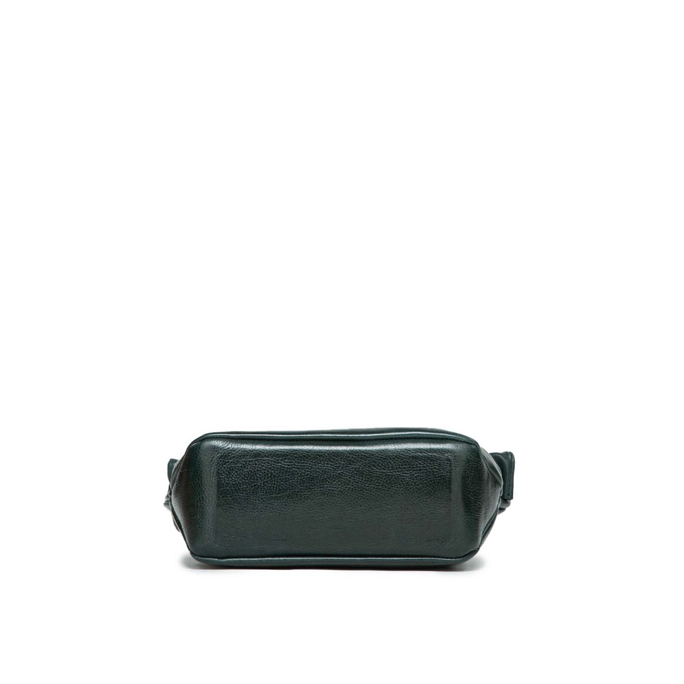 clutch in pelle verde 