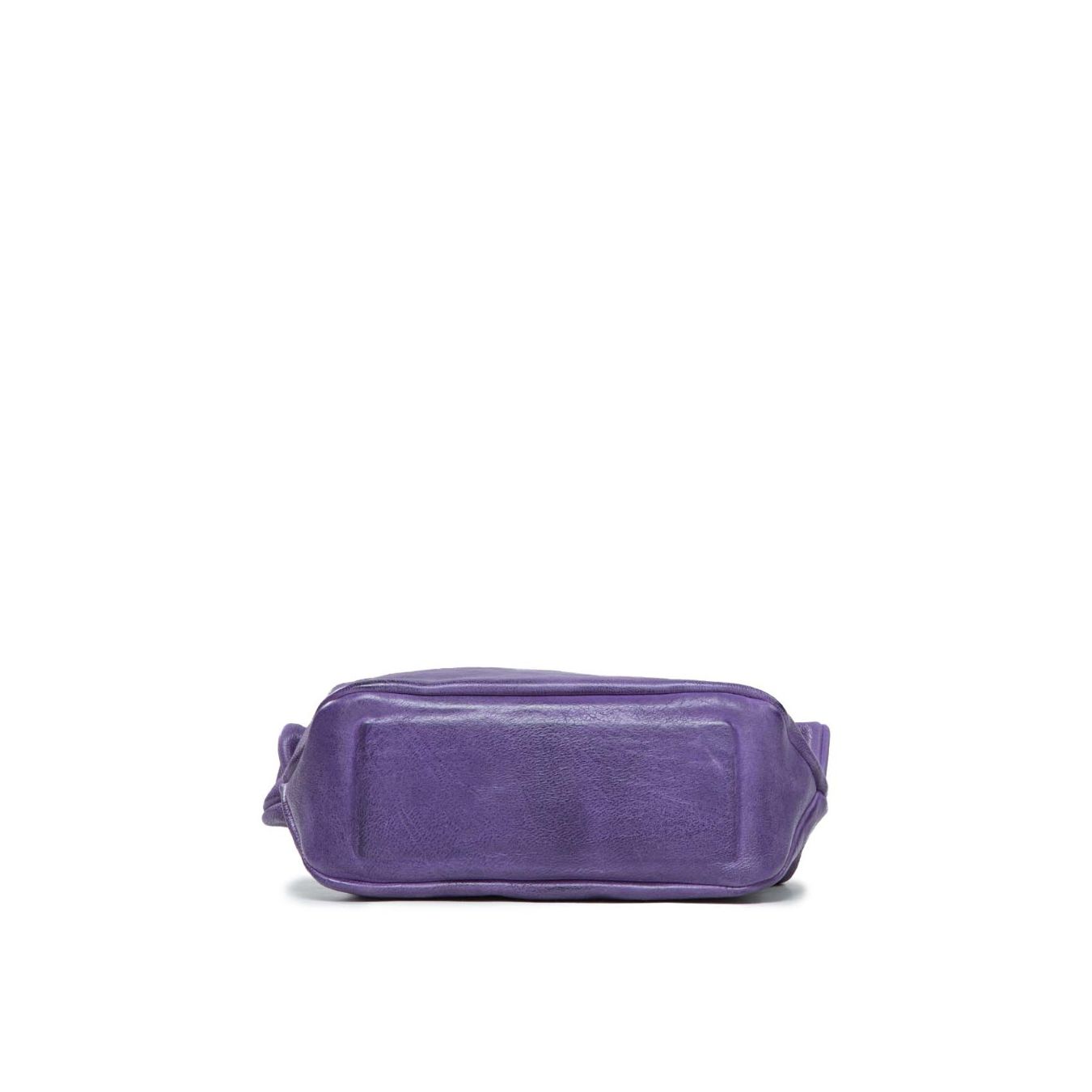 clutch in pelle viola toxic 