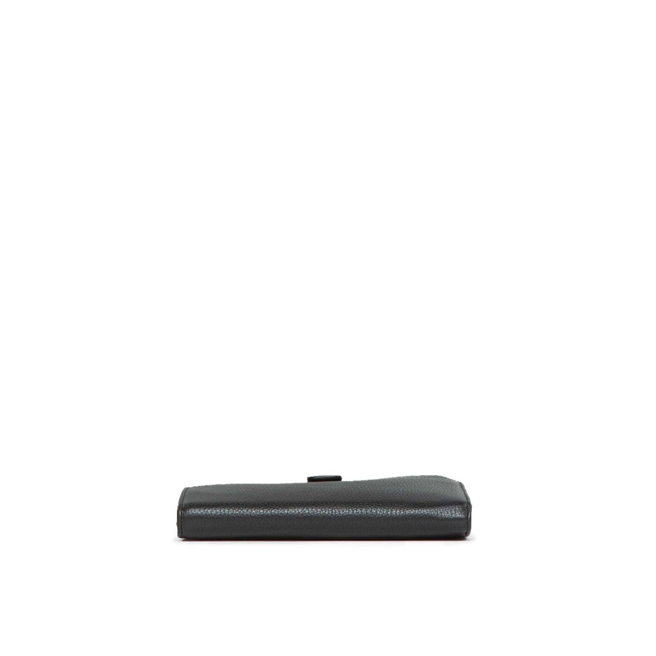 clutch portafogli in pelle nera 