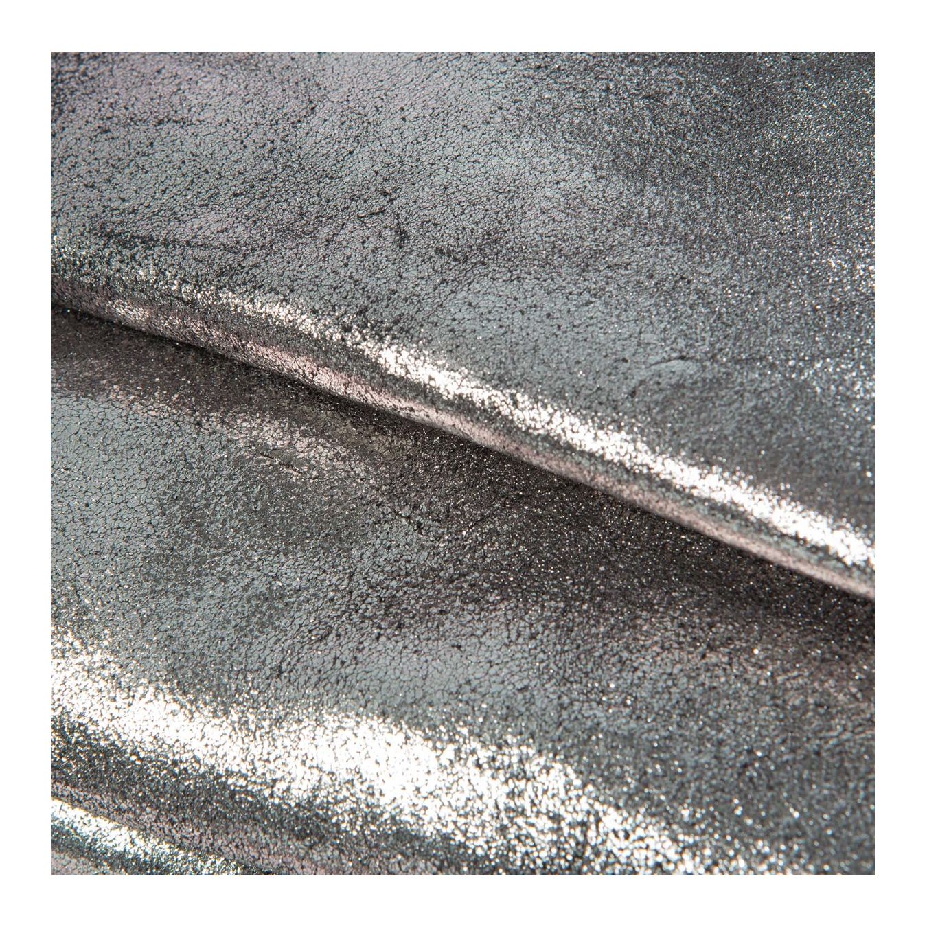 clutch TORA MINI in pelle grigio asfalt  colore