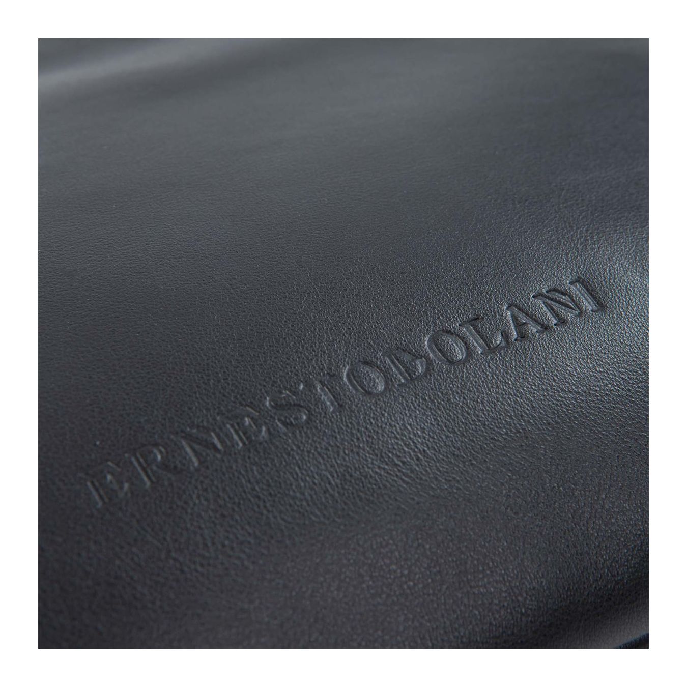 clutch TORA MINI in pelle nera  brand