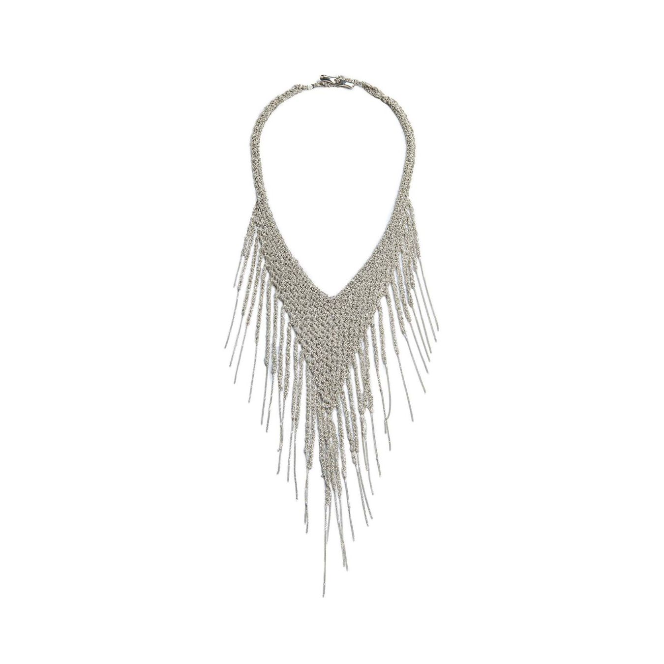 collana APACHE in argento bianco 