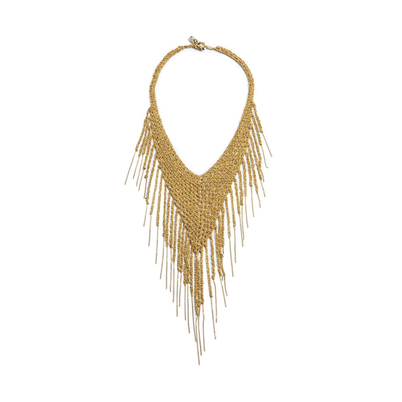 collana APACHE in argento con bagno in oro giallo