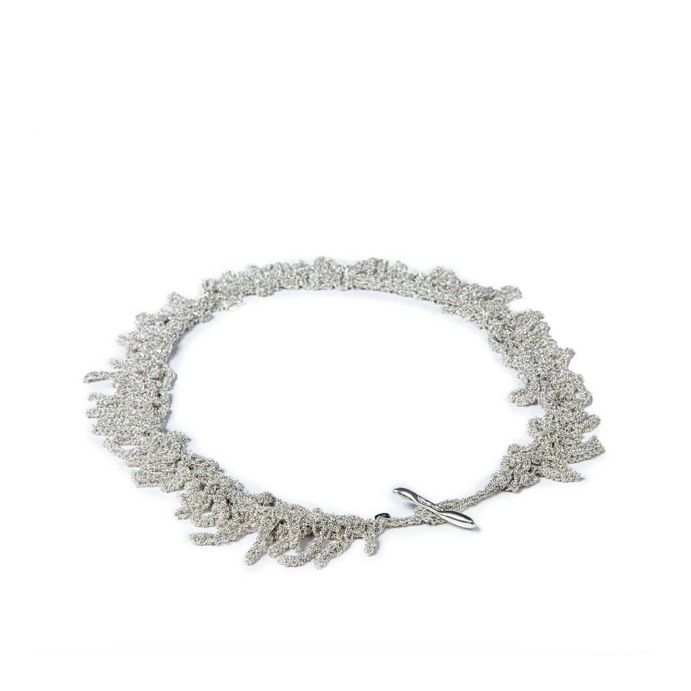collana UNI in argento bianco 