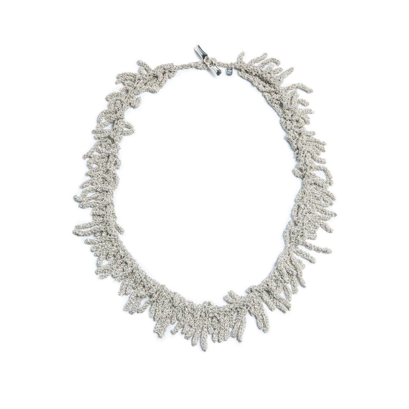 collana UNI in argento bianco 