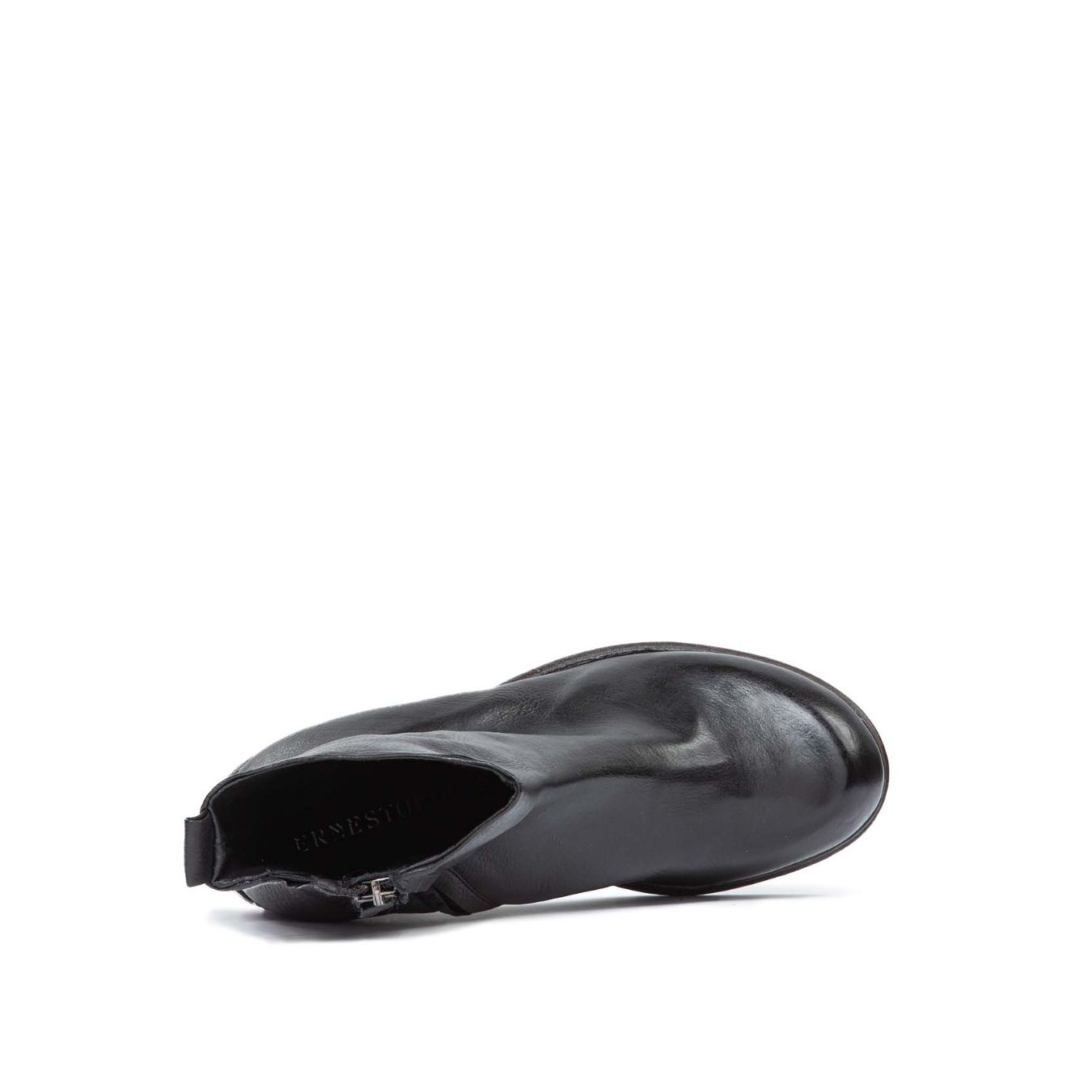 tronchetto in pelle nera