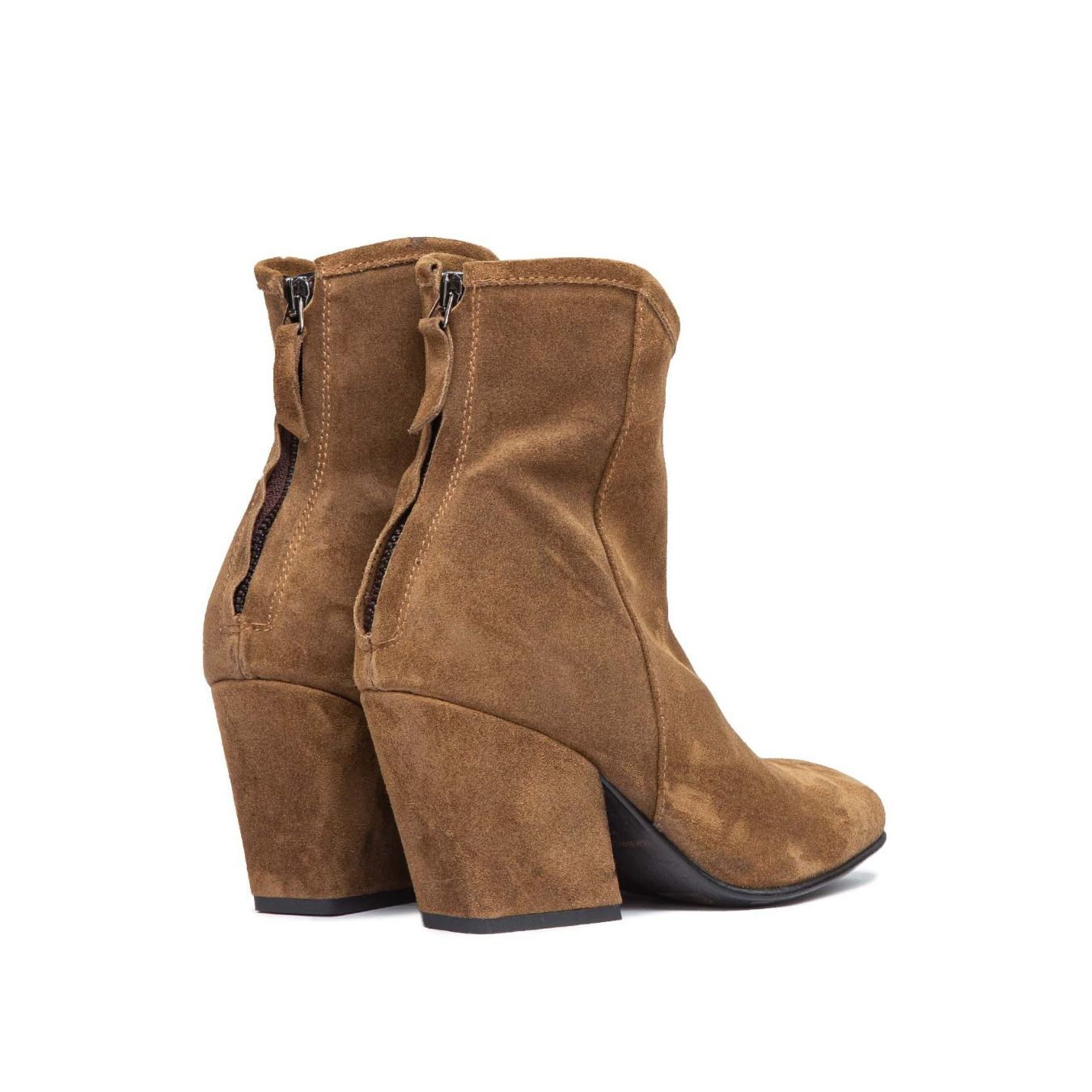 tronchetto camoscio beige