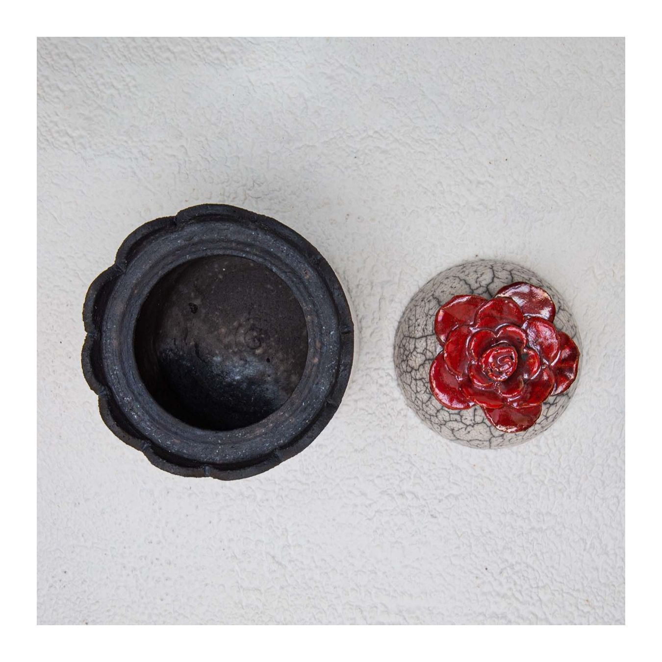 vaso CAMELIA bicolore sopra