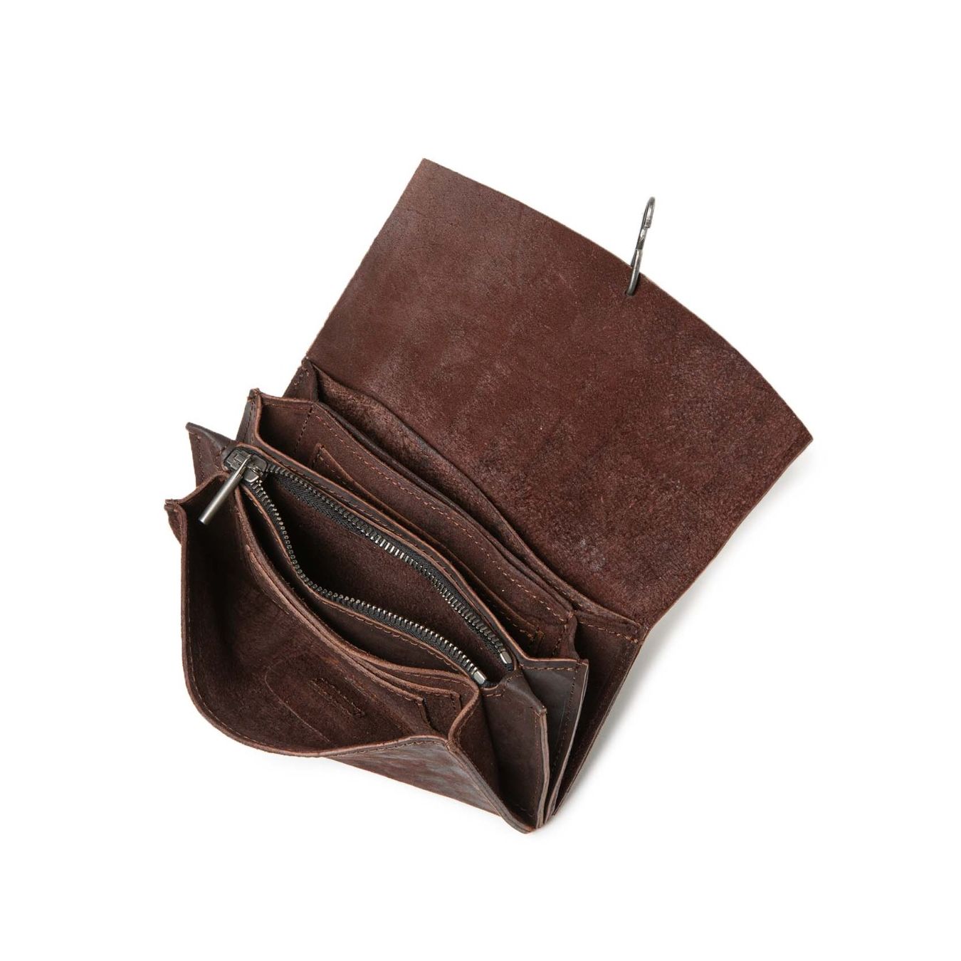 portafogli SOFFIETTO marrone interno