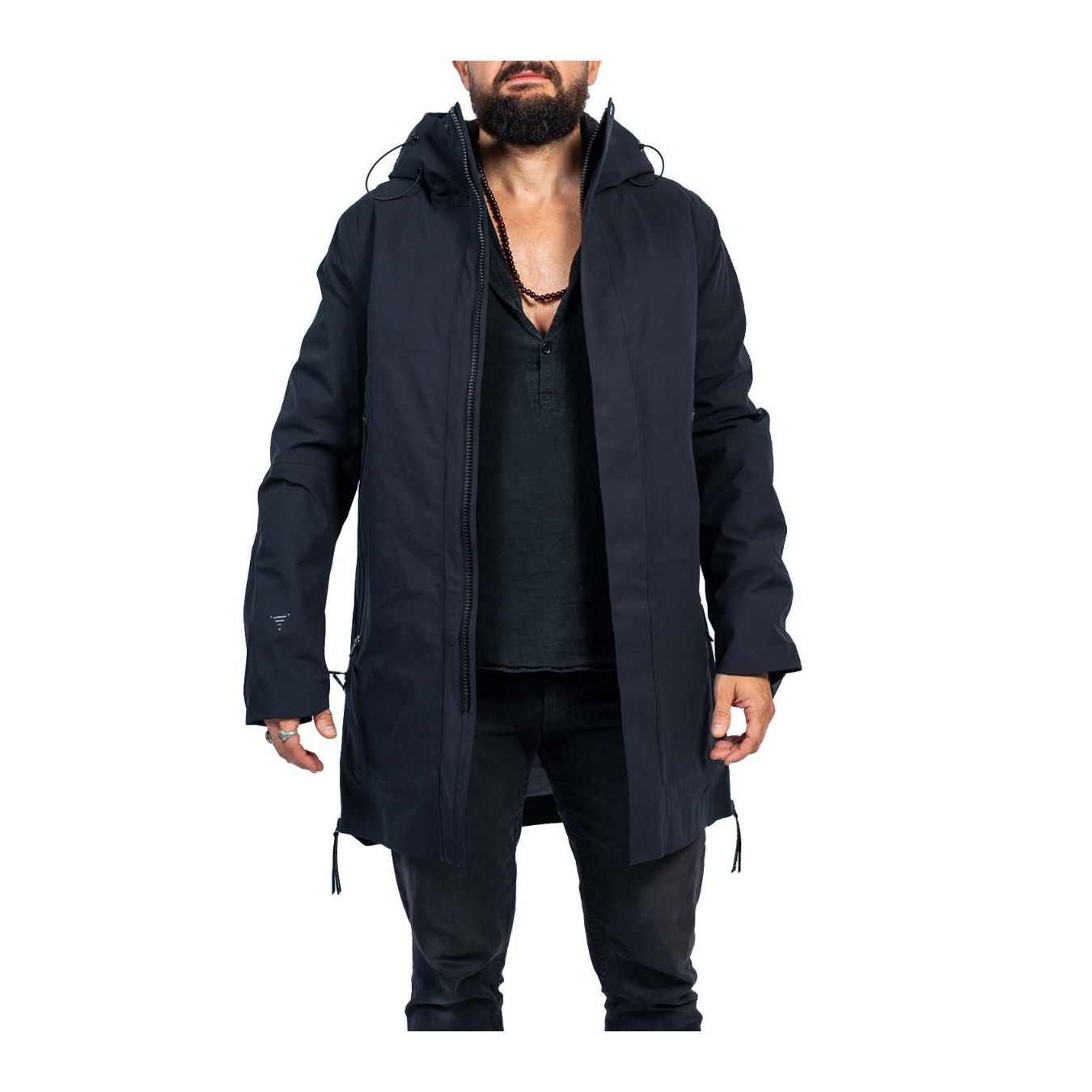 KRAKATAU parka da uomo PLANK nero