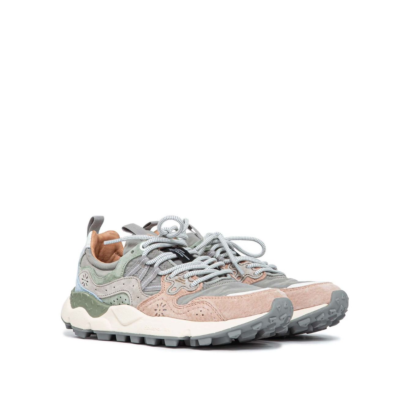 sneakers camoscio multicolor