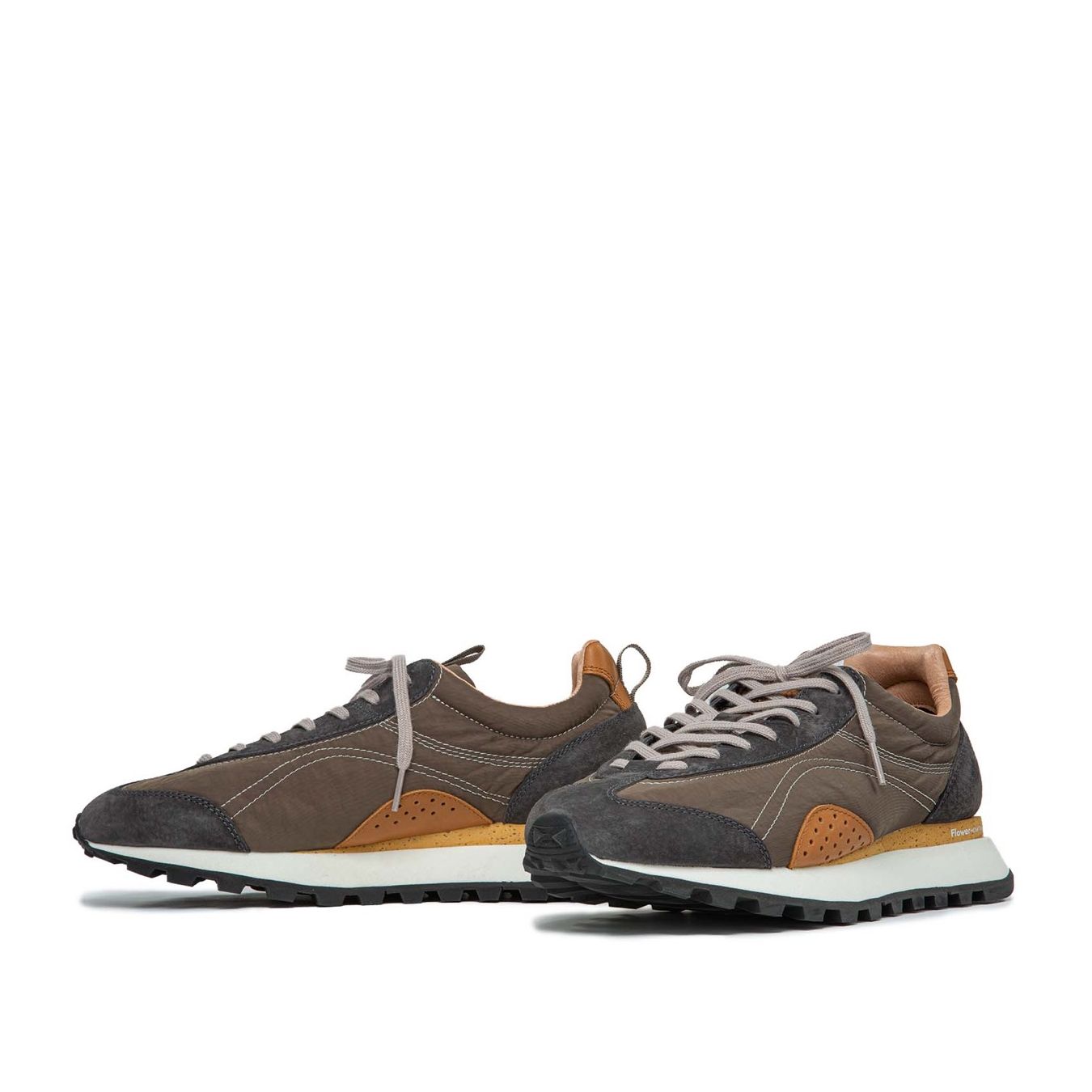 Flower Mountain Uomo Sneakers Asuka Taupe Orange